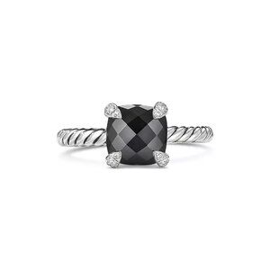 David Yurman Black Gemstone Chatelaine Ring